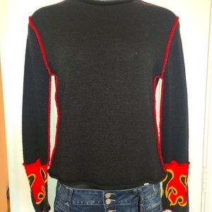 Women's Blest XL Flame Cuff Sweater